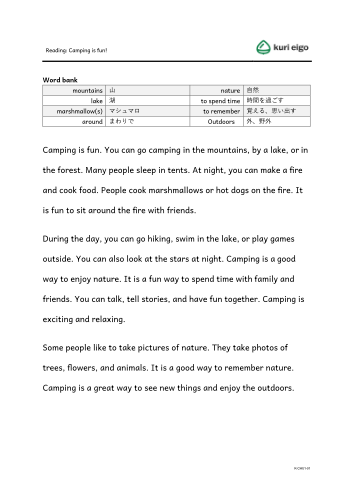 Thumbnail of Reading-Camping-is-fun